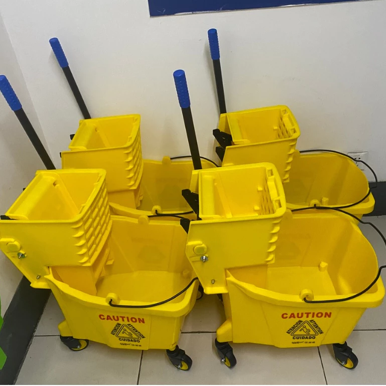 20L 36L Mop Bucket Squeezer Floor Mop Heavy Duty Thickened Cleaning ...