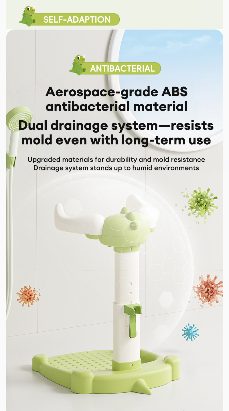 Adjustable Baby Standing Bath Support Baby Shower Baby Bath Rack ...