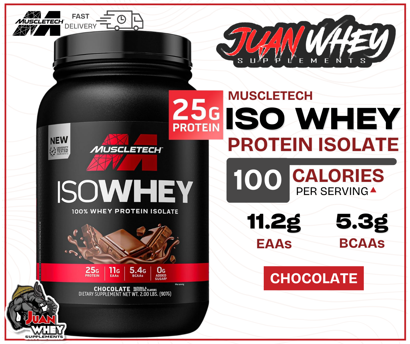 Muscletech Iso Whey 100% Whey Protein Isolate 2LBS | Shopee Philippines
