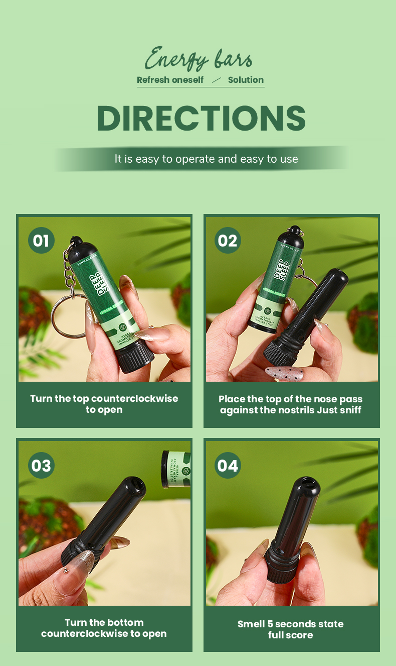 Easy To Cgreen Keychain Nasal Decongestant Rrelieves Fatigue and ...