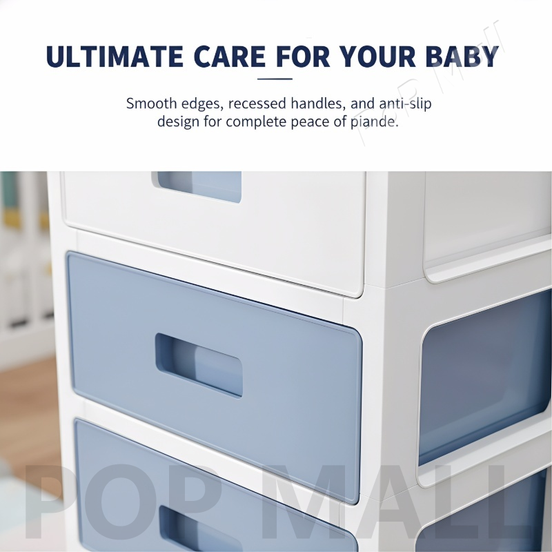 PoP 3-6 Layer Drawer Clothes Storage Durabox Small Drawer Cabinet ...