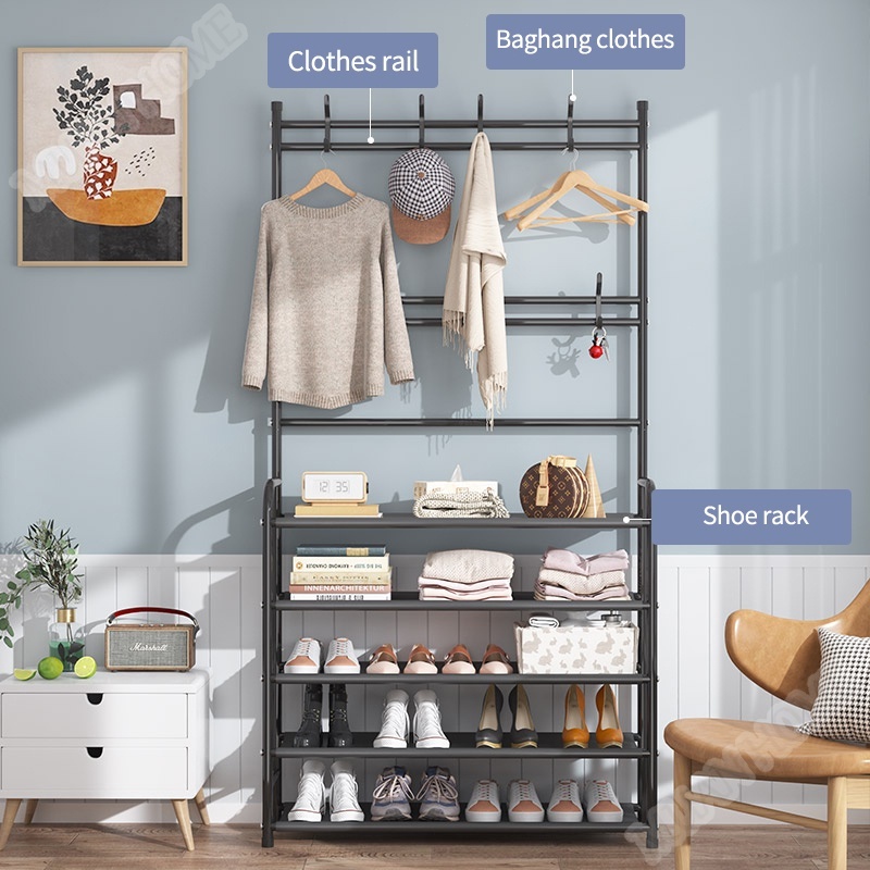 Multi-Layer Multifunctional Shoe Rack 3/4/5th floor Organizer Simple ...
