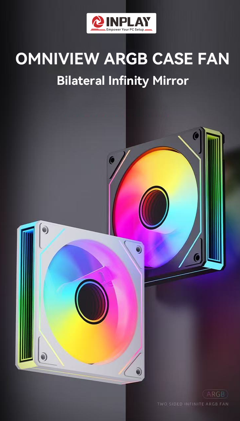 Inplay Ominiview 120MM ARGB Case Fan 6-Pin Silent Computer Fan 800 ...