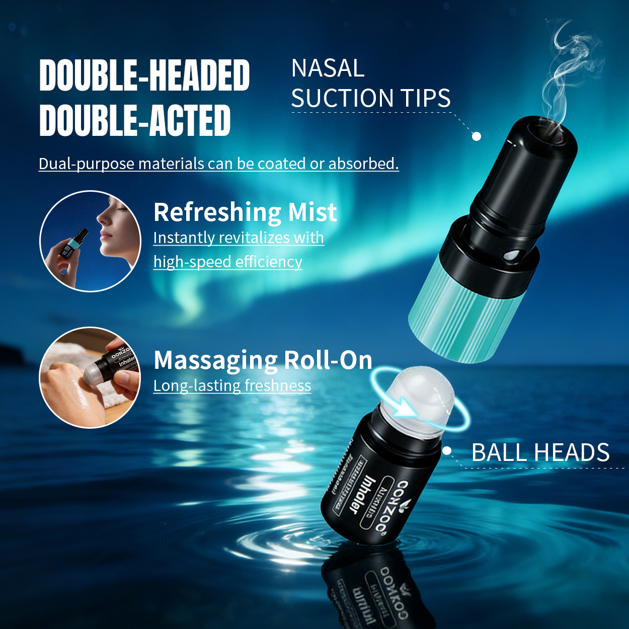 Buy 3 Take 3 Cool Stick Inhaler Nasal Decongestant Nasal Inhaler ...