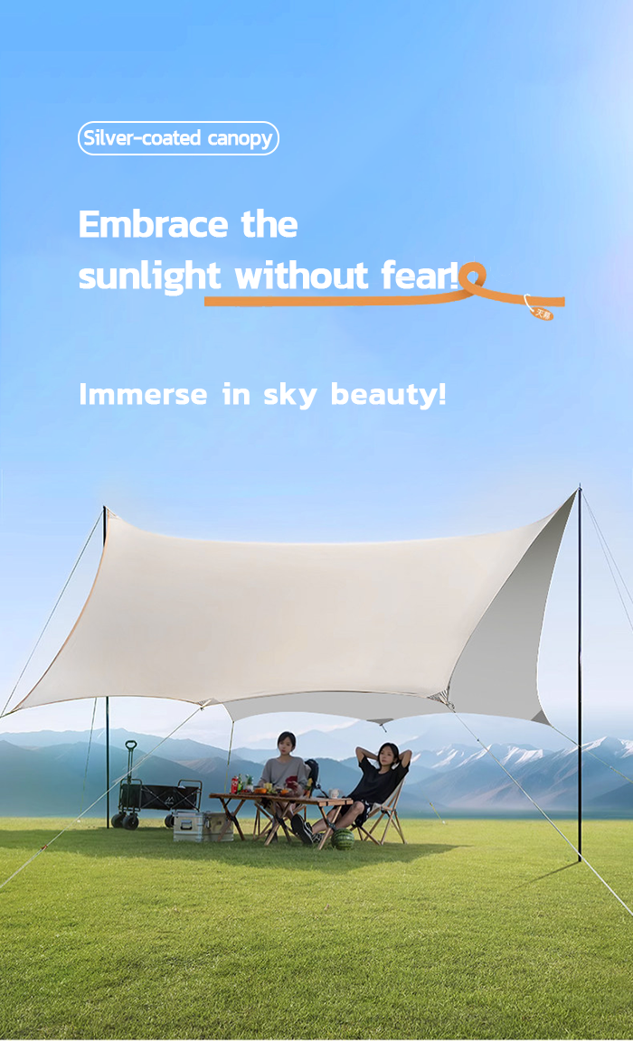 [300x600cm] Ultralight Weight Flysheet Awning tent camping tent canopy ...