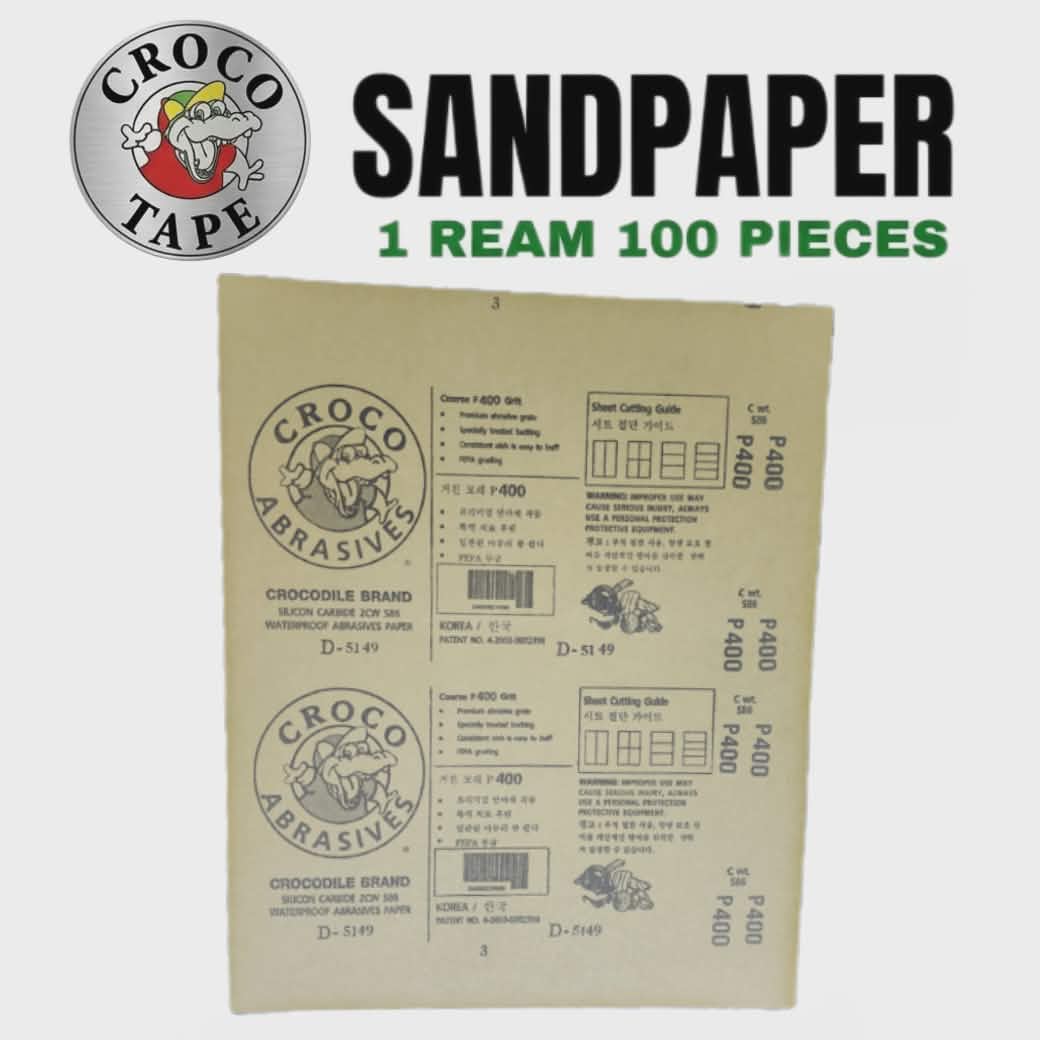 Croco Crocodile Sandpaper Sand paper Waterproof Liha Sold per 100 ...