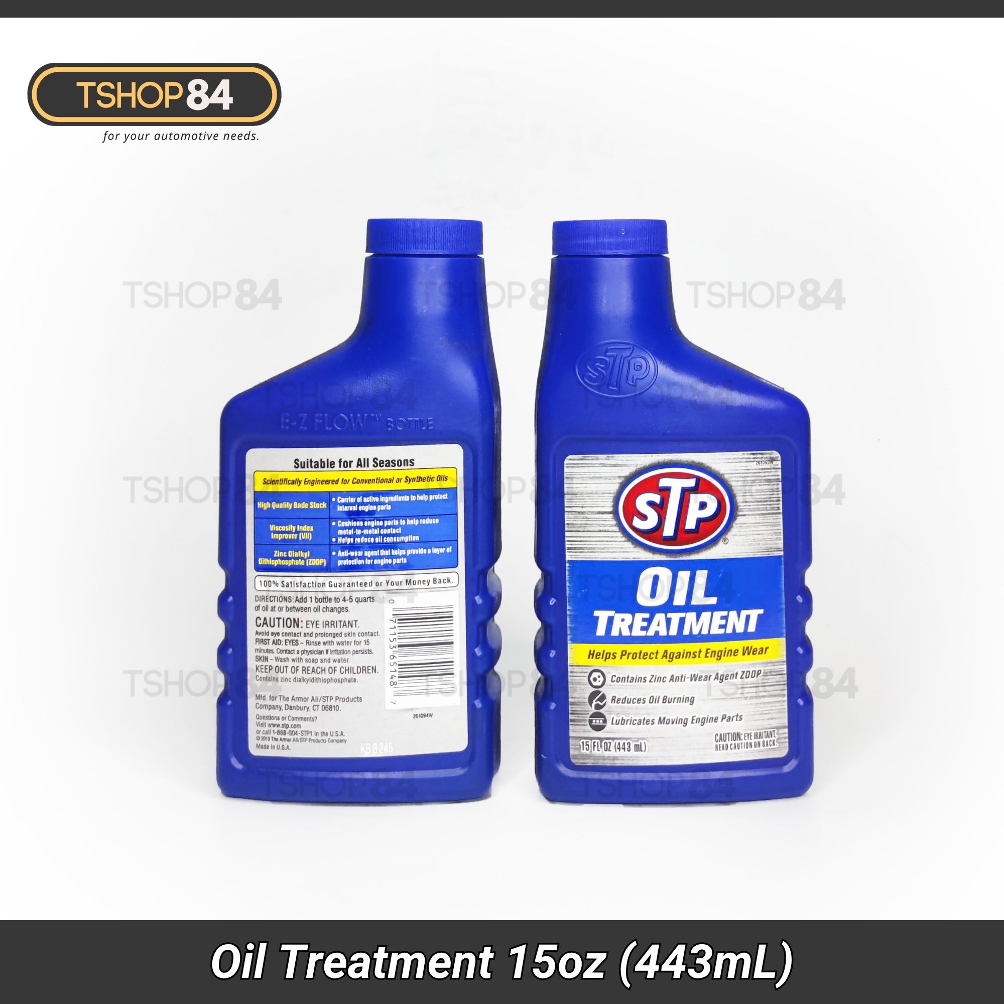 STP Engine Oil Treatment 15oz (443ml) | Shopee Philippines
