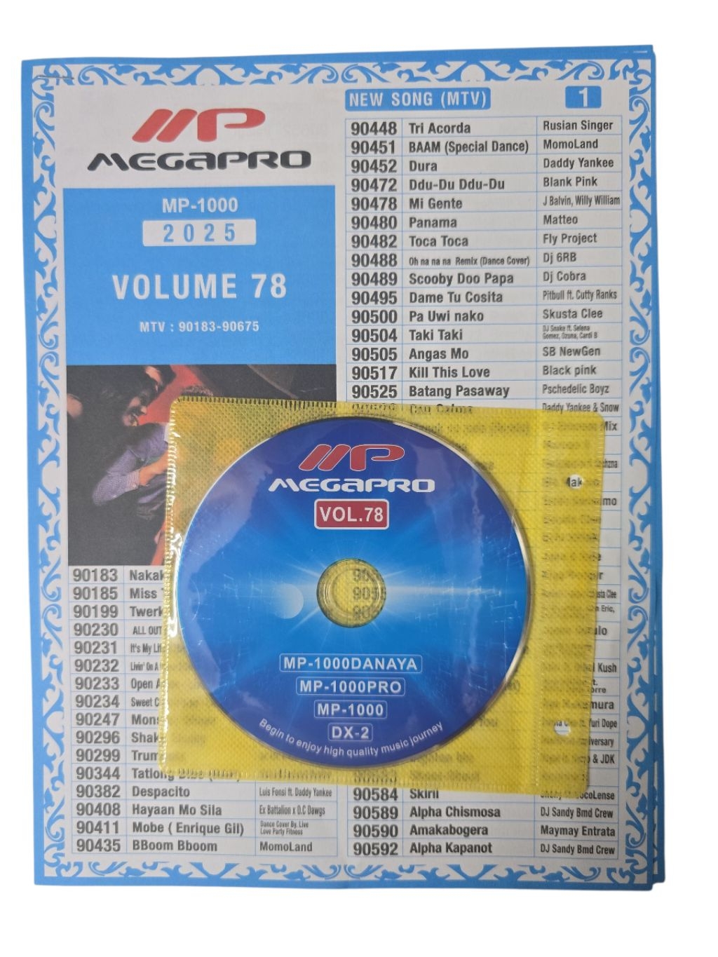 Megapro Volume 78 CD Megapro MP-1000 PRO/MP-1000 Danaya/MP-1000/DX-2 ...