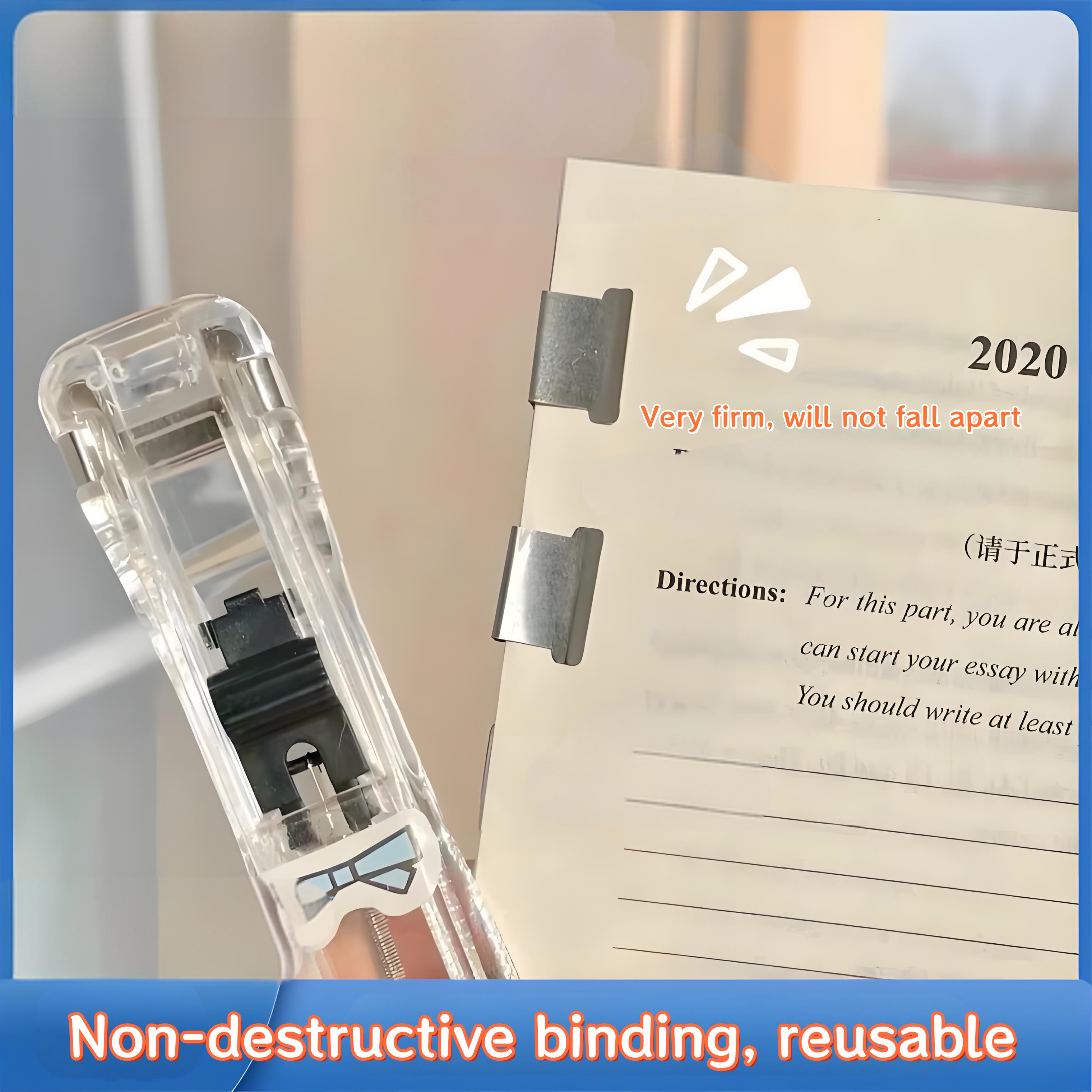 Push-pull Folder Transparent Punch-free Folder Binding Folder Test ...