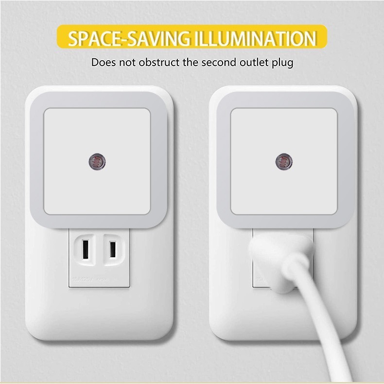 Auto ON/OFF LED Light Induction Sensor Control Sleeping Night Light ...