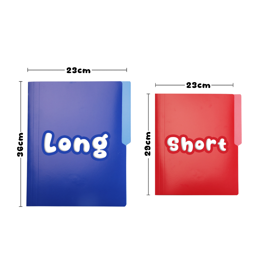 FCI COLORED FOLDER Size Long / Short 8 Colors 11 Points Files and ...