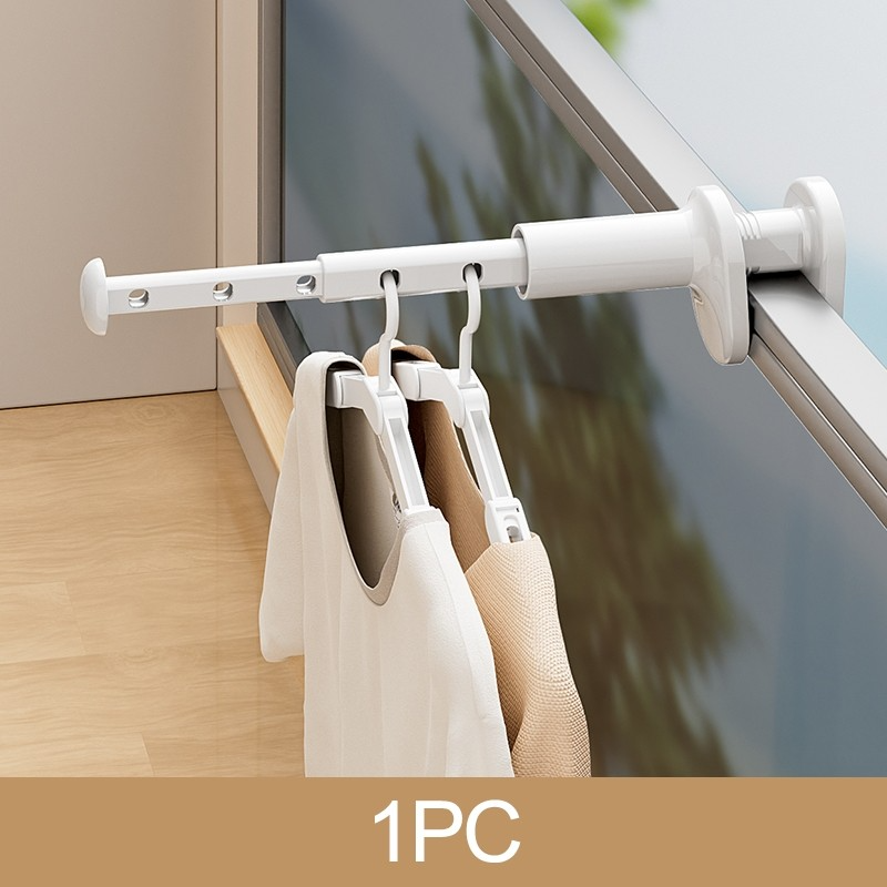 Clothes Drying Rack Foldable Telescopic Non-Slip Hanger for Travel ...