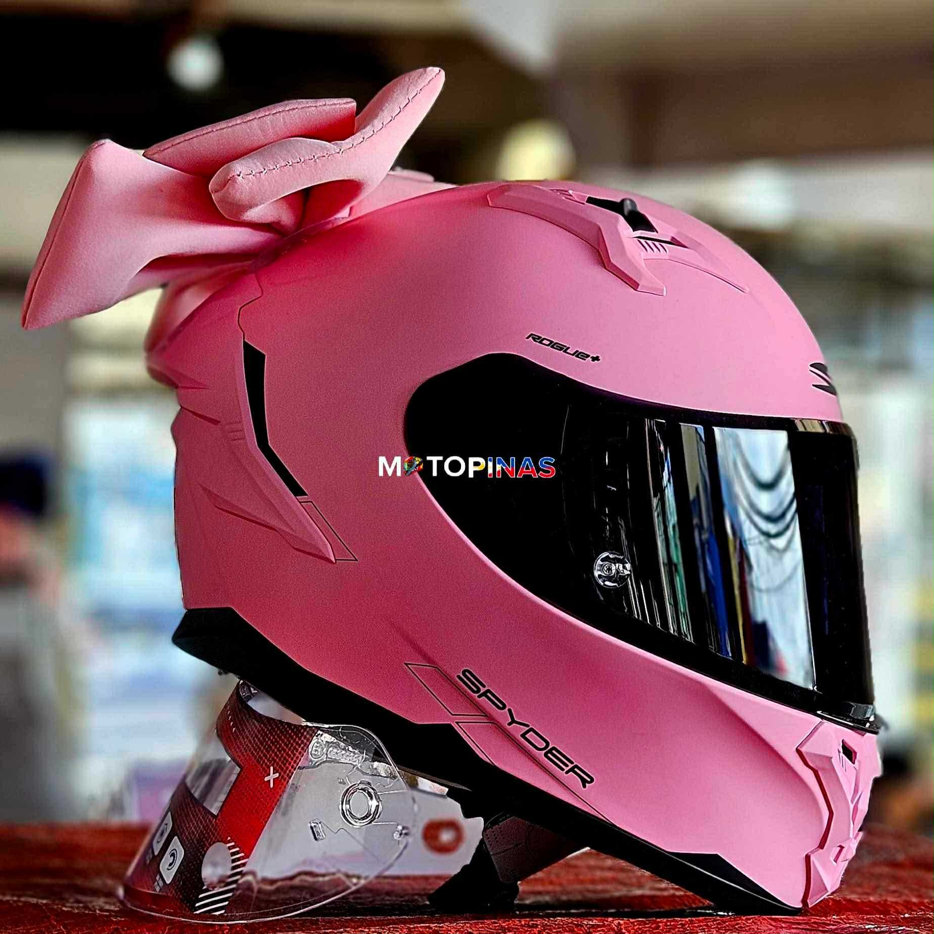 Full Face Spyder Helmet Red Spyder Rogue GD Ravage S5 Full Face