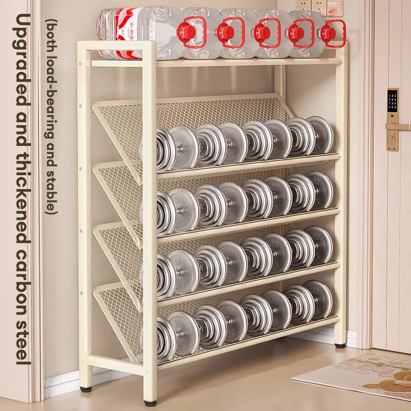 SPACEMADER Multi-Layer Shoe Rack Metal Storage Rack Simple Home Shoe ...