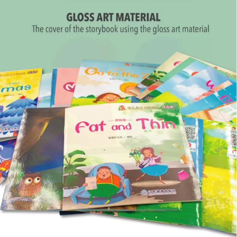 60 pcs English Storybook Set for Kids Ages 2-5 – Early Learning Reading ...