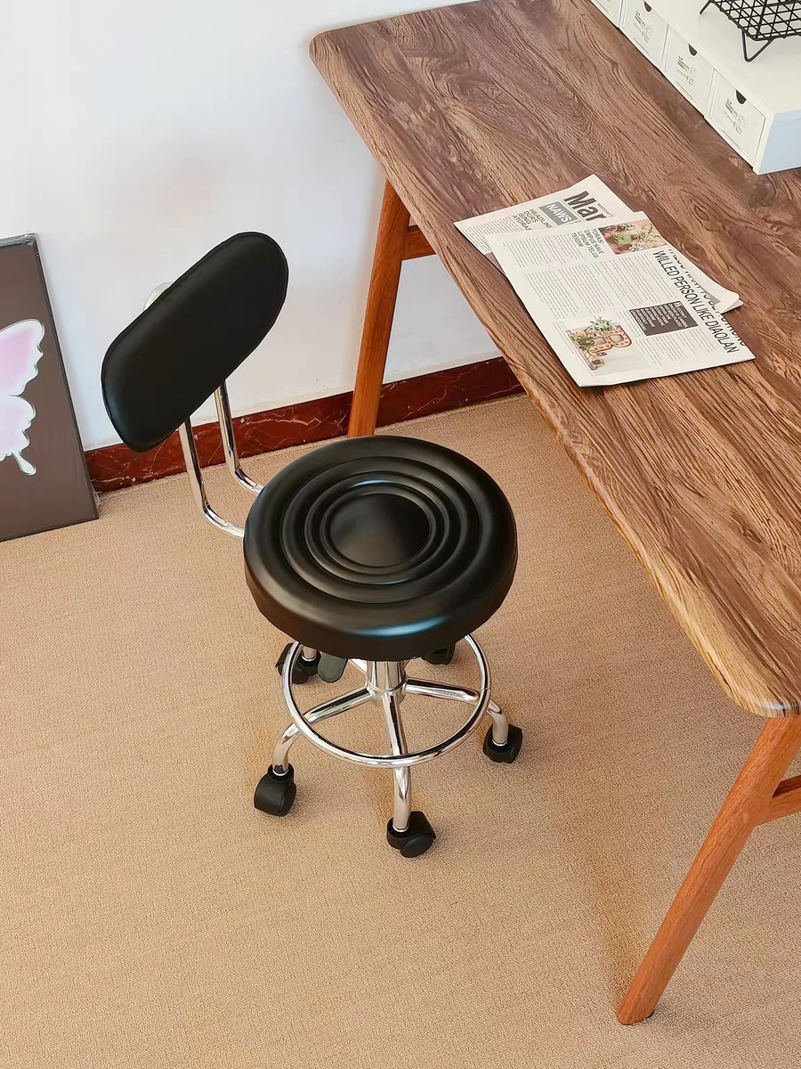 Chair With Wheels Salon Stool Work Bar Stool SPA Stylist Hydraulic ...