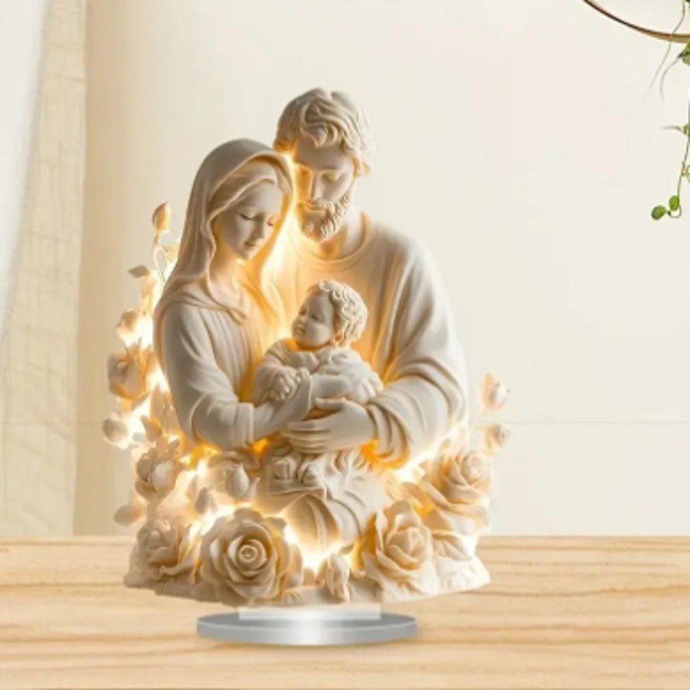 STL 2D Acrylic Christian Display – Nativity, Jesus, and Holy Family ...