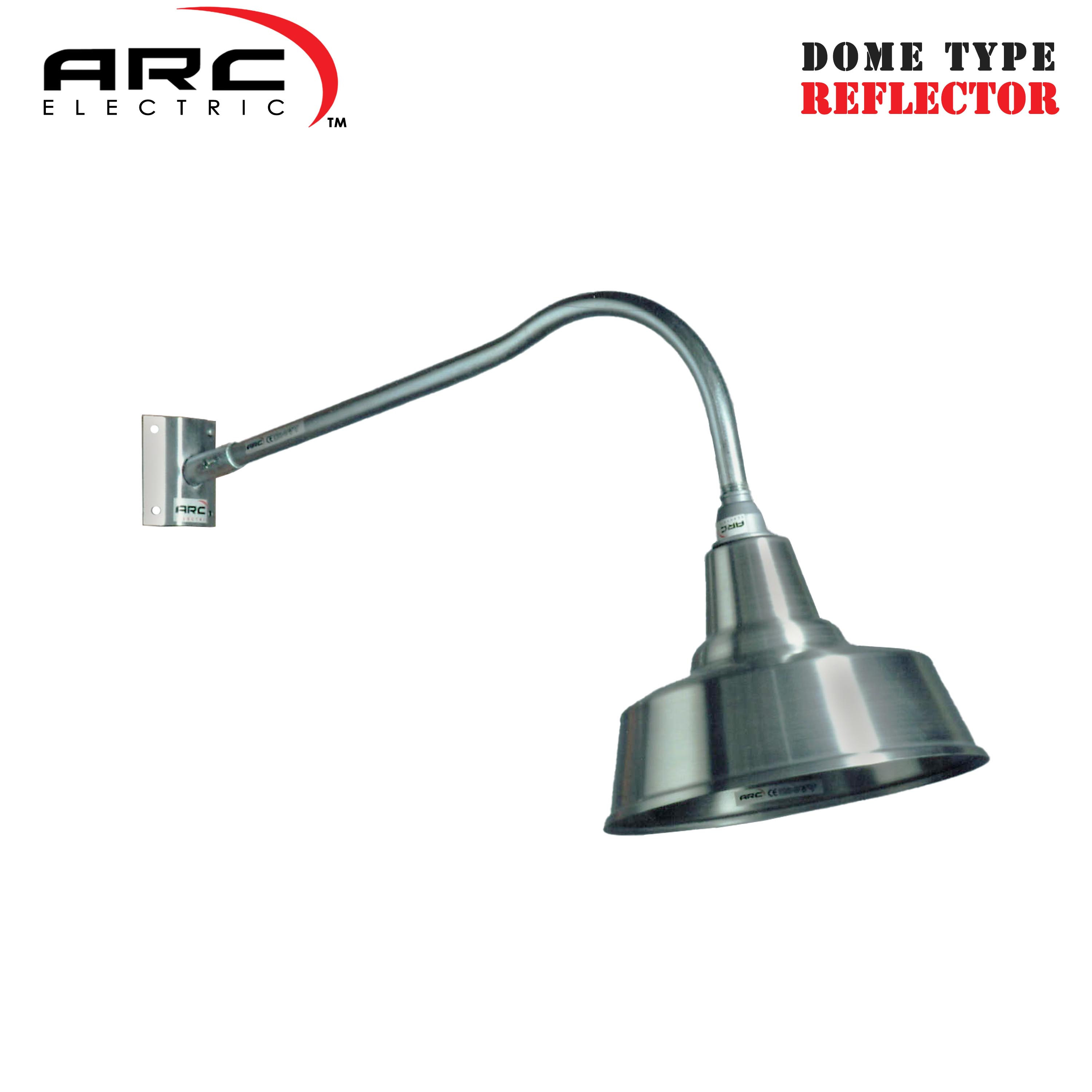 ARC Aluminum Reflector Industrial gooseneck barn light for indoor and ...