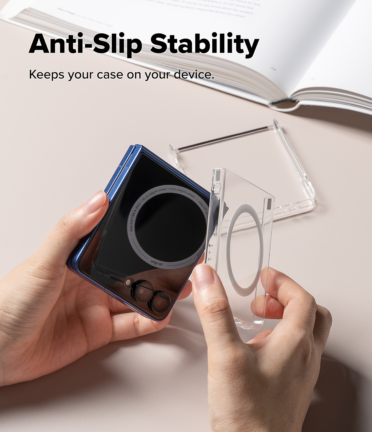 Ringke Non-Slip Extra Sticker for Samsung Galaxy Z Flip 7 - Securing ...
