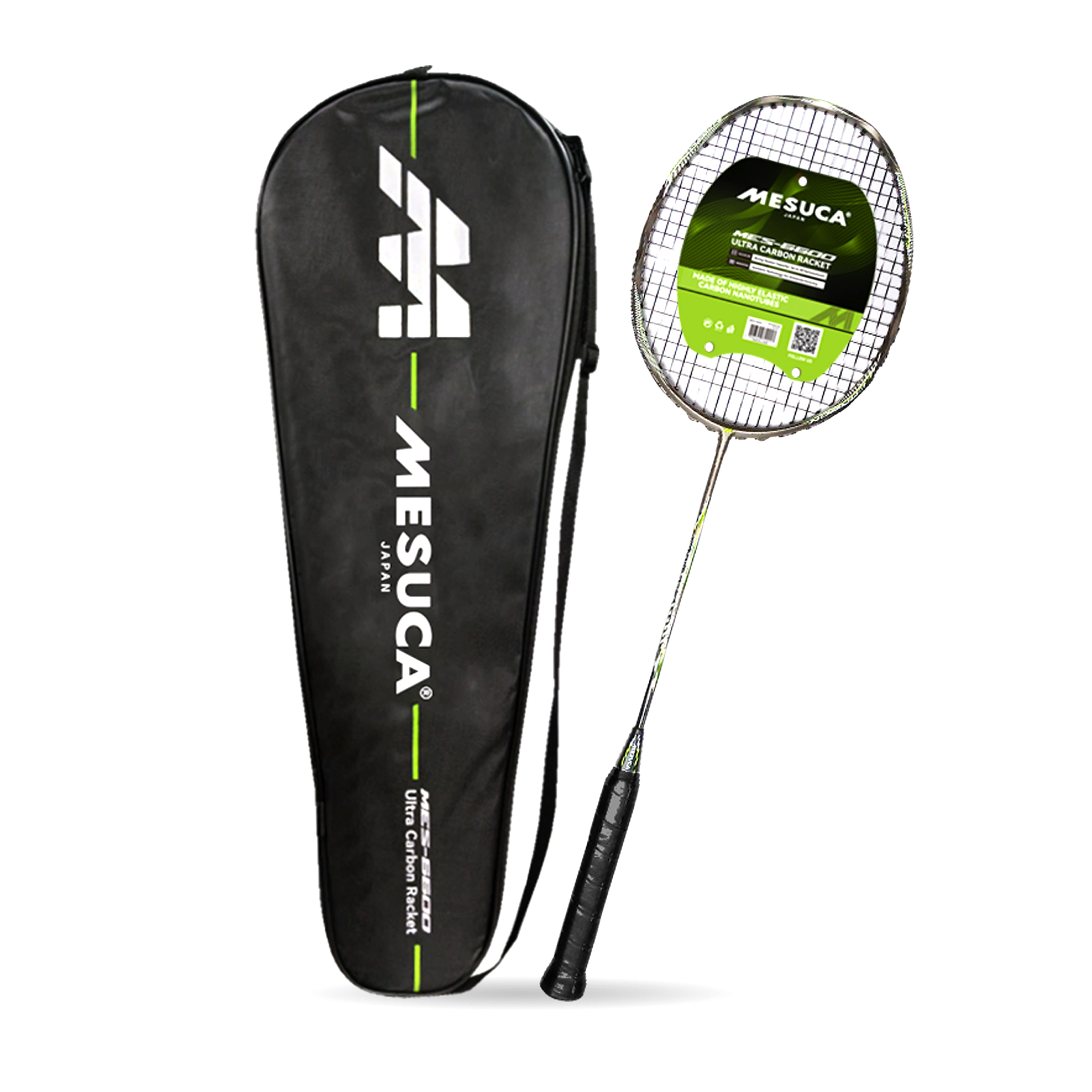 Mesuca Japan Sports | Ultra Carbon Isometric Frame Badminton Racket ...