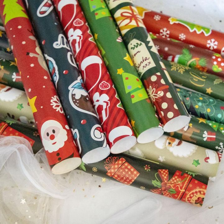JHS CHRISTMAS GIFT WRAPPER COATED AND GLOSSY PAPER RANDOM DESIGN (SOLD ...