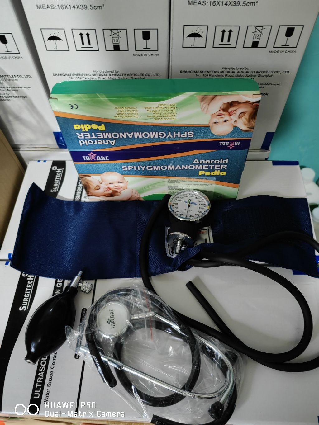 Pedia Aneroide sphygmomanometer bp w/ stethoscope | Shopee Philippines