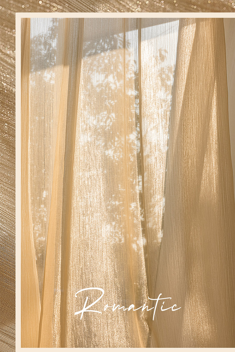 BDH Luxury Boho Chic Curtains - Gold Thread Design for Bedroom, Privacy ...