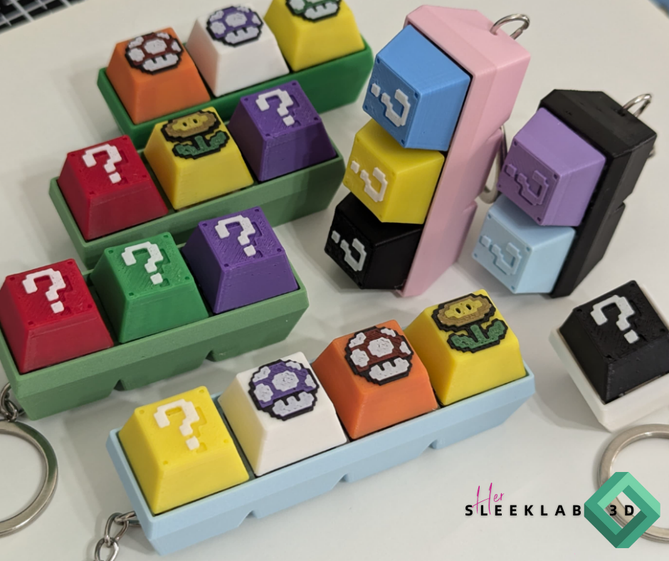 HERSLEEKLAB 3D PRINTED SUPER MARIO MECHANICAL KEYBOARD CLICKER SWITCHES ...