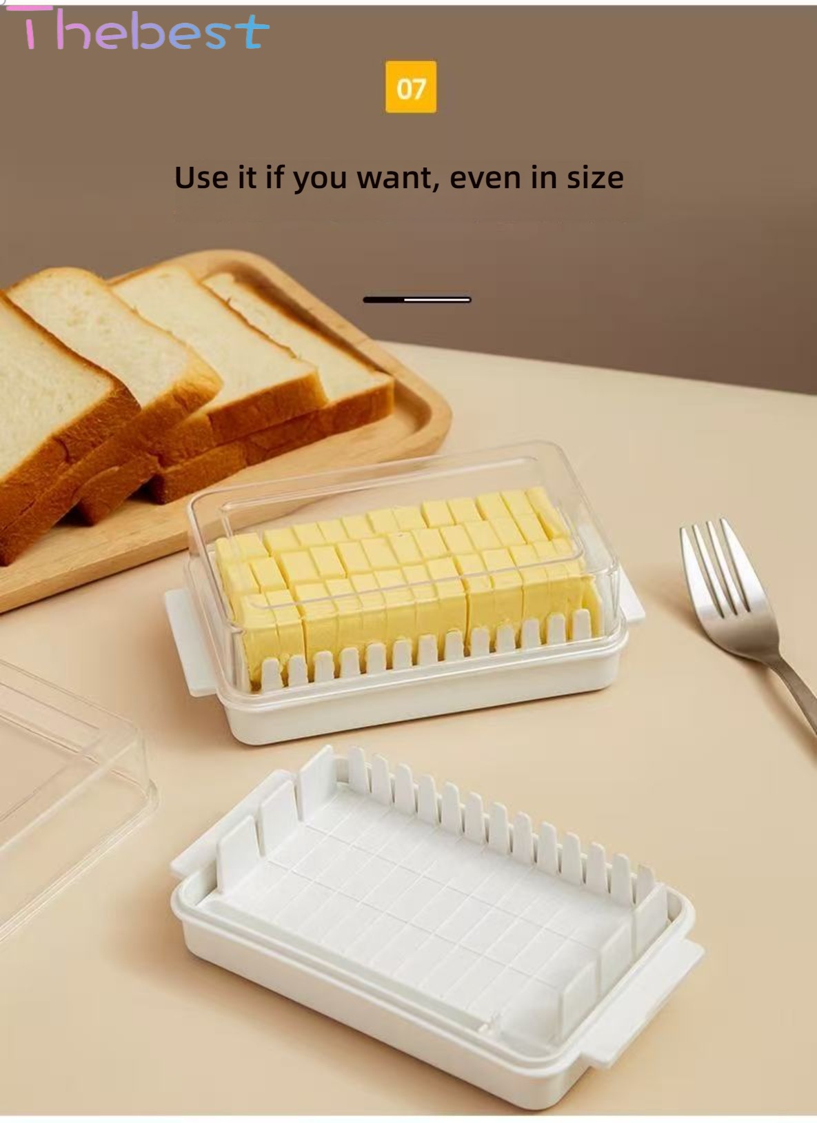 Butter Storage Box Butter Box Large Size Butter Fresh-keeping Box With ...