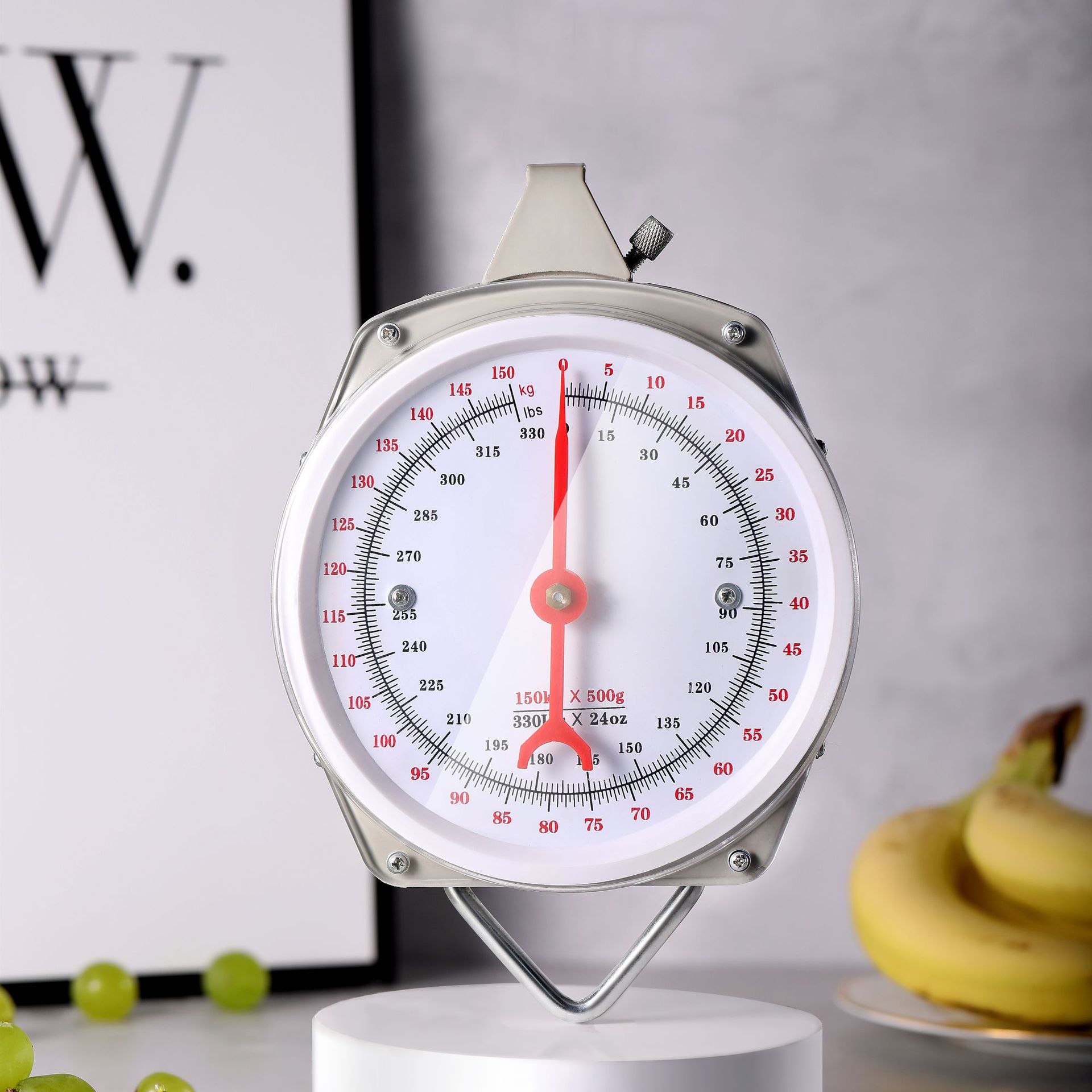200kg Hanging Hook Scale – Digital and Pointer Spring Balance Weighing ...