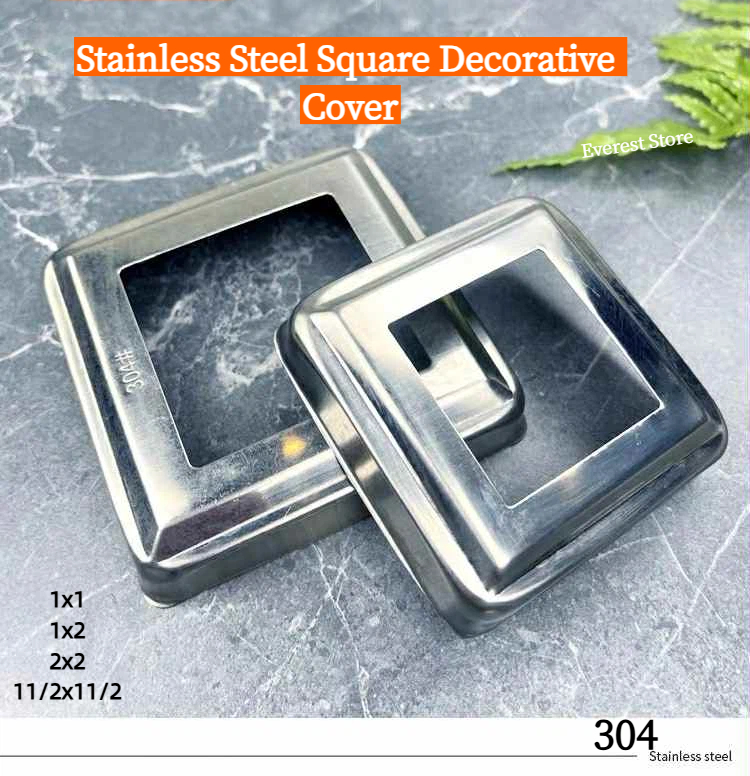 304 Stainless Cover Plate Square Flange Cover Square Tube Rectangular ...