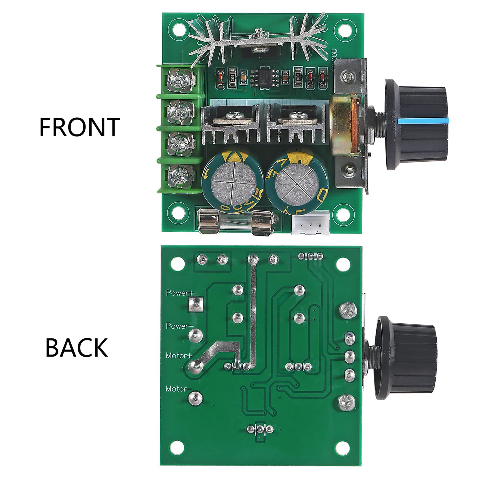 DC 12V 24V 30V 40V 13KHZ Auto PWM DC Motor Speed Regulator Governor ...