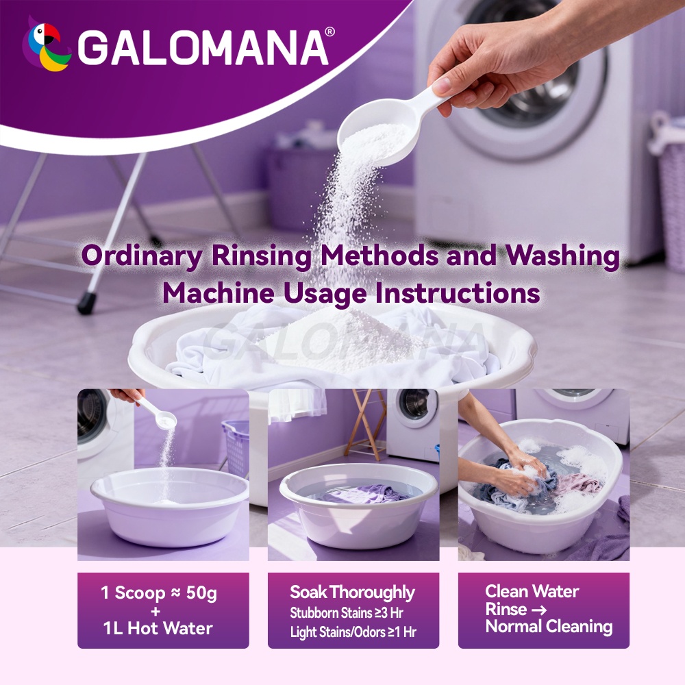 Laundry Stain Remover Oxi Action+Oxygen Bleach Removes 99.9% Of Germs ...