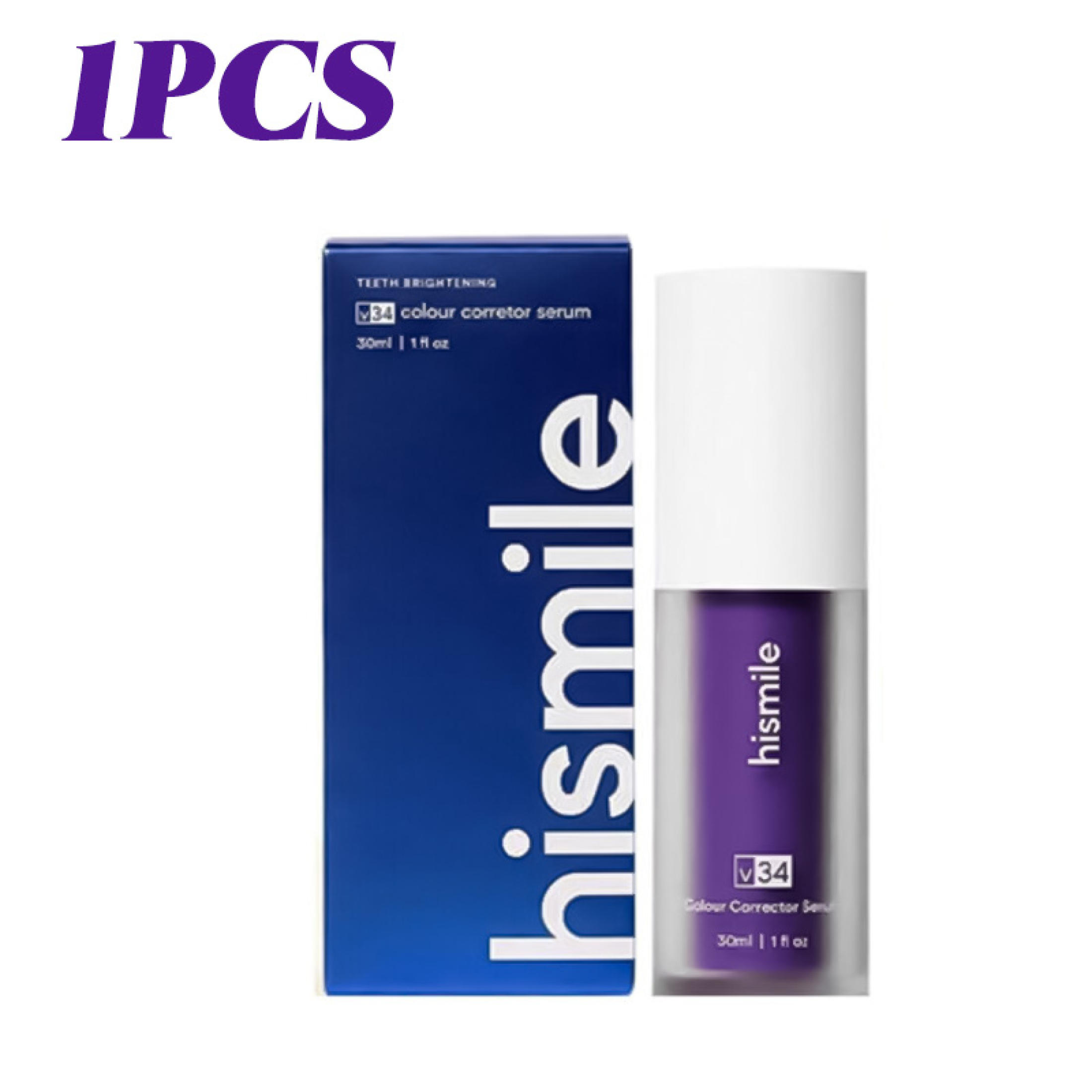 Hismile V34 Purple Teeth Whitening Toothpaste High-Speed Stain Removal ...