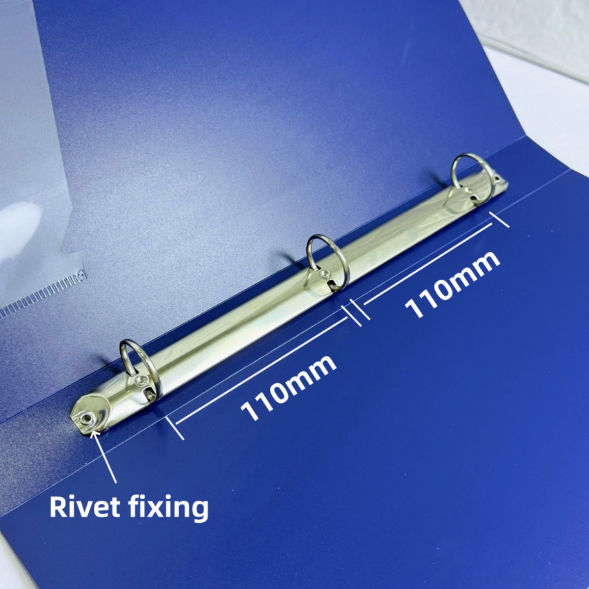 Long 3 Rings Binder Folder Loose Leaf Folder File Organizer With Strap ...