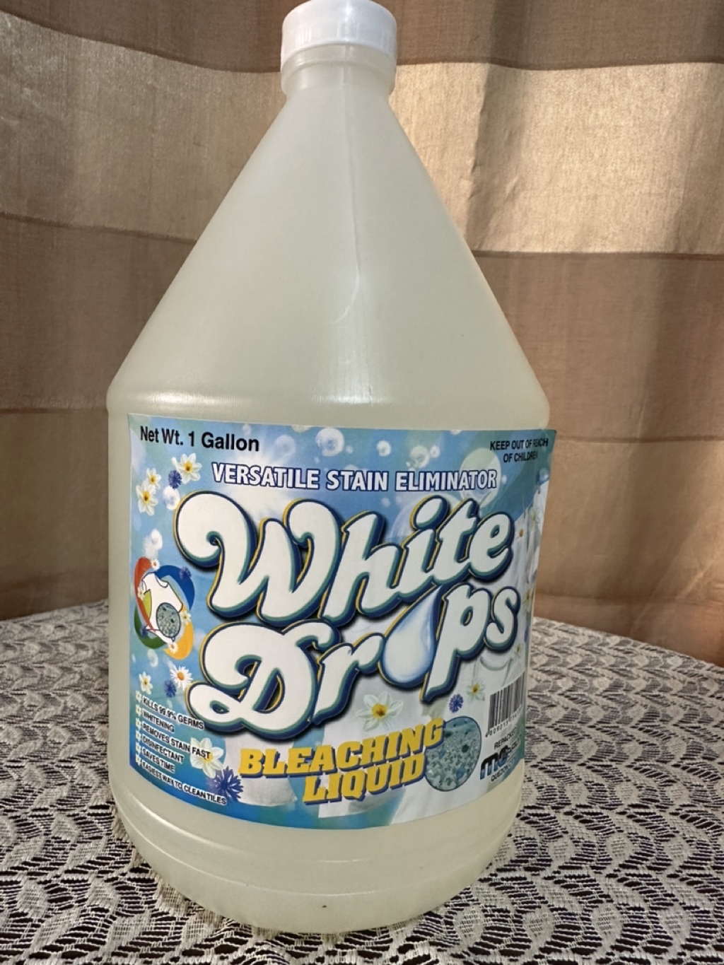 Water Drops Bleach 99.9% kills germs Gallon and liter | Shopee Philippines