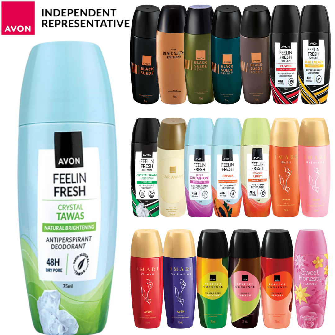BUY 1 TAKE 1 AVON Feelin Fresh TAWAS Anti-Perspirant Roll-On Deodorants ...