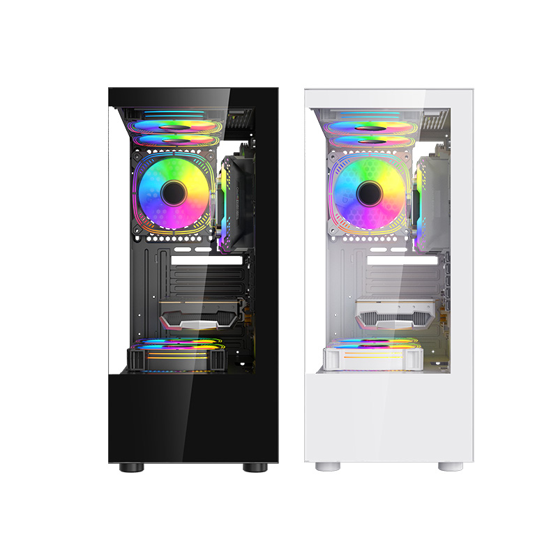 ESGAMING Seaview i50 PC Case Gaming Computer Case Mid-Tower M-ATX ...