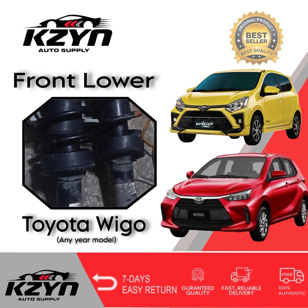 Toyota Wigo Rubber Lifter Front & Rear 1”-2” Lift |Heavy Duty ...