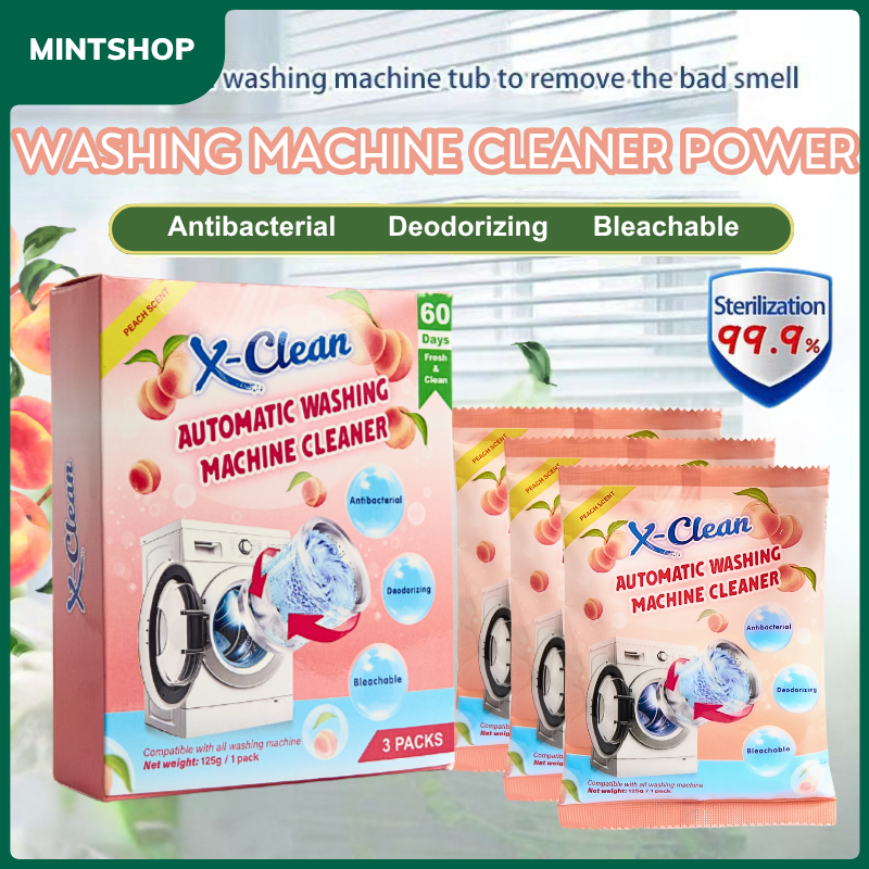 X-Clean Washing Machine Cleaner 125g Peach Scent – Deep Clean ...