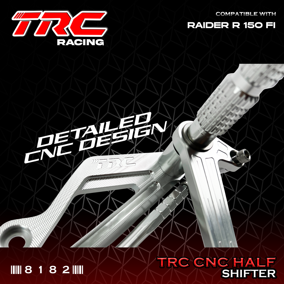 TRC RACING CNC HALF SHIFTER FOR RAIDER R'150 FI 8182 | Shopee Philippines