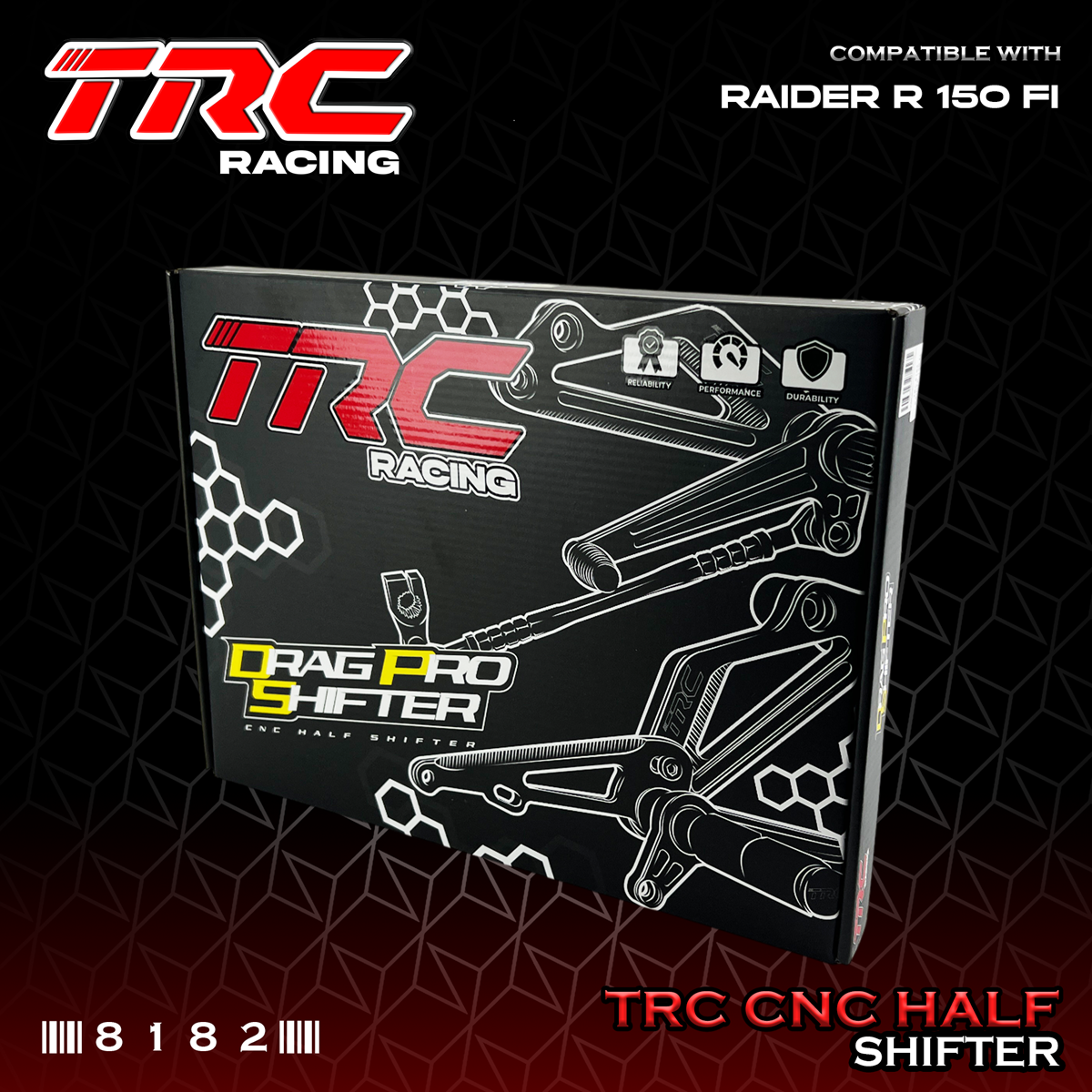 TRC RACING CNC HALF SHIFTER FOR RAIDER R'150 FI 8182 | Shopee Philippines