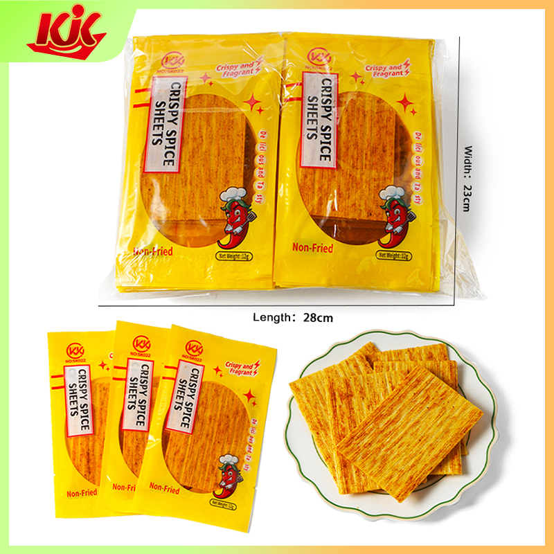 KJK Crispy Spice Sheets Latiao Camping Snack Delicacies Food Salty ...