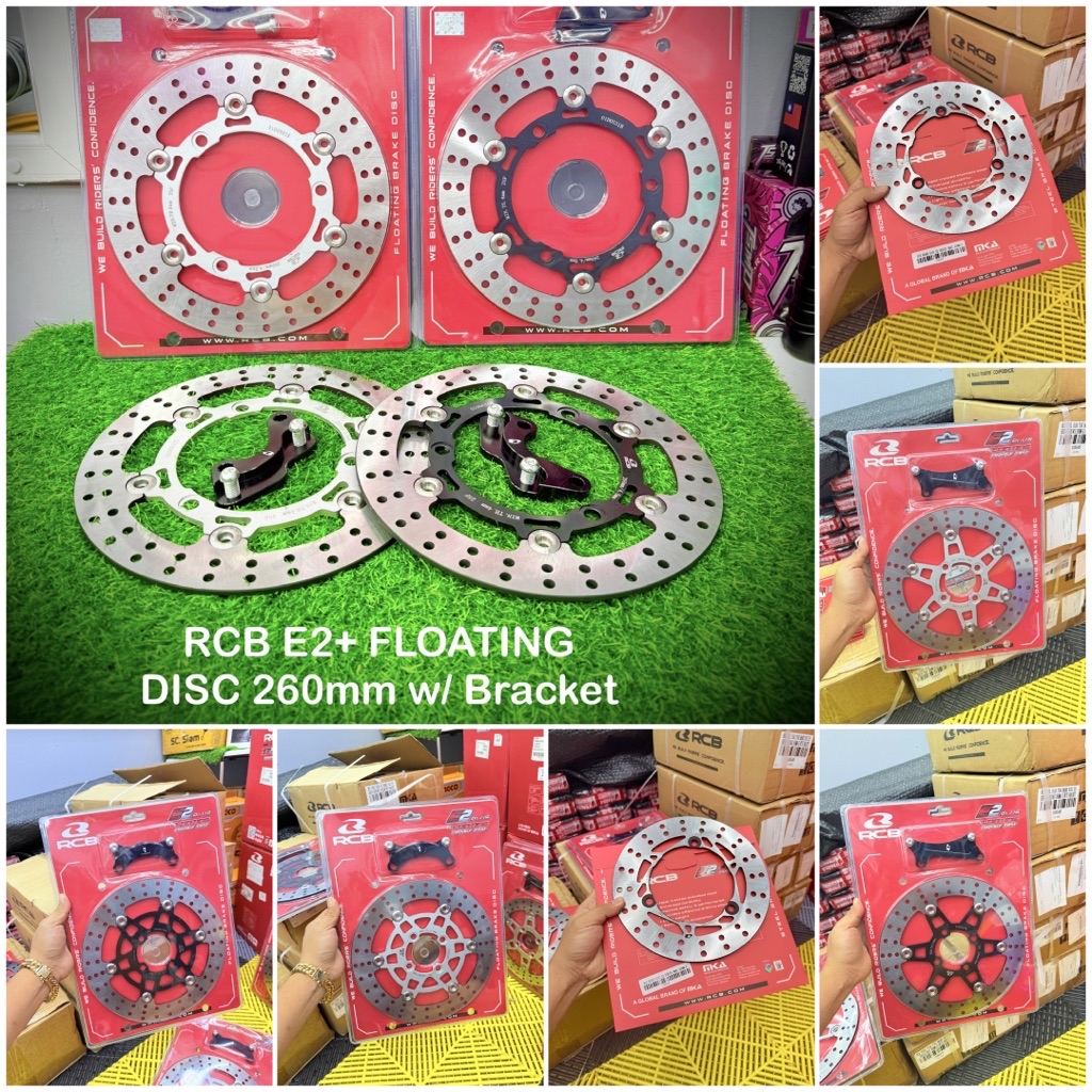 RCB E2+ FLOATING DISC YAMAHA NMAX/AEROX MIO SPORTY M3 HONDA CLICK125 ...
