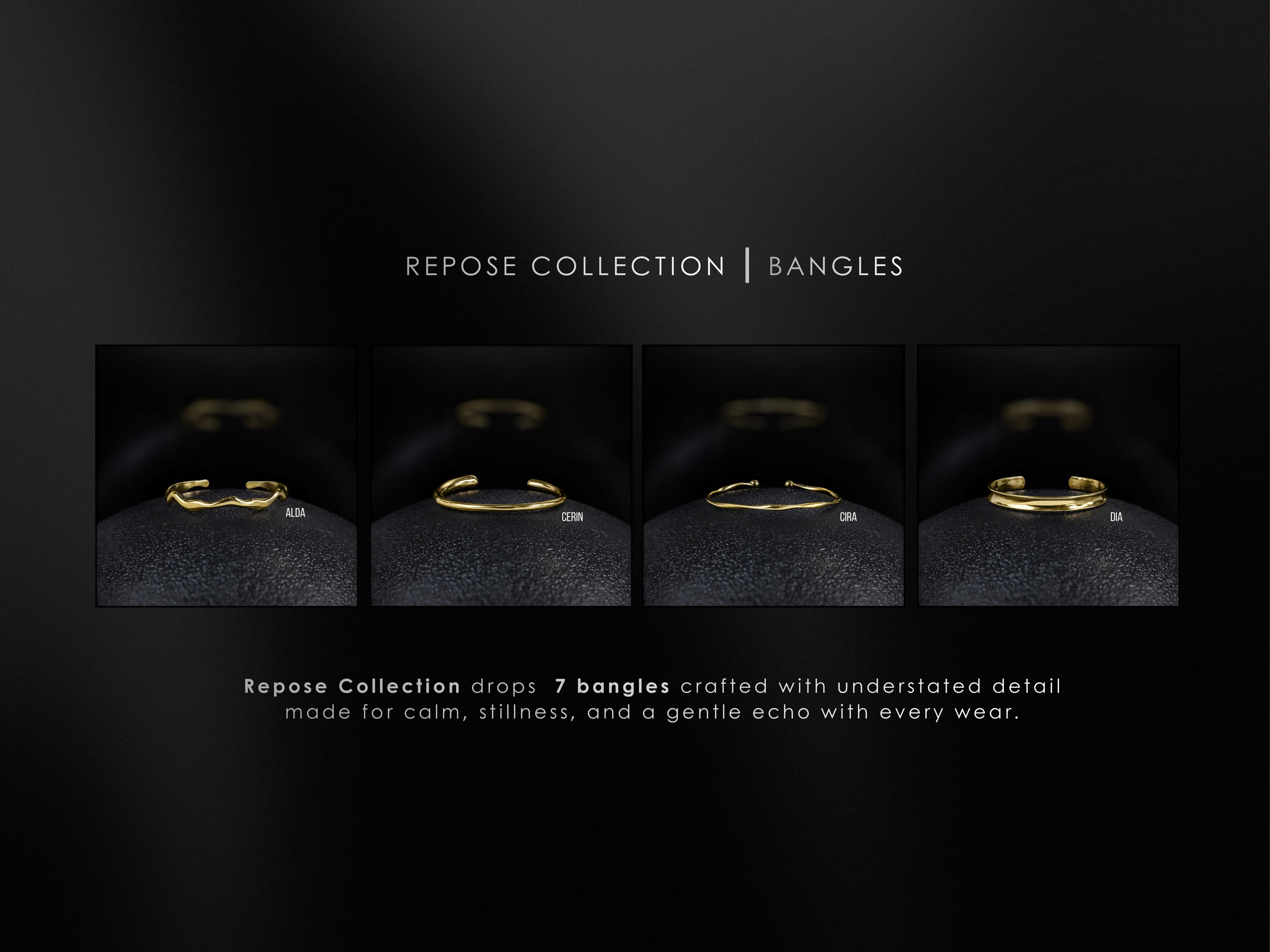 Burvon Repose Bangles Collection | Shopee Philippines