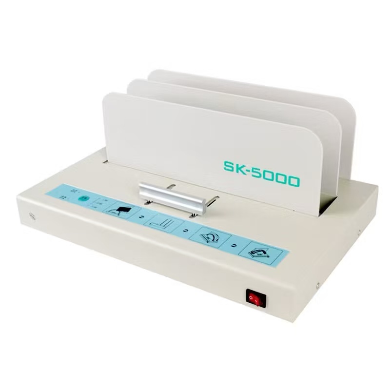 220V 50mm Hot Melt Binding Machine Automatic A4 Book Paper Sheet ...