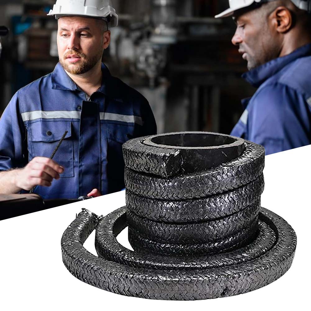 10*10mm 1M Graphite Braided Packing Heat Resistant For Pump Gland or ...