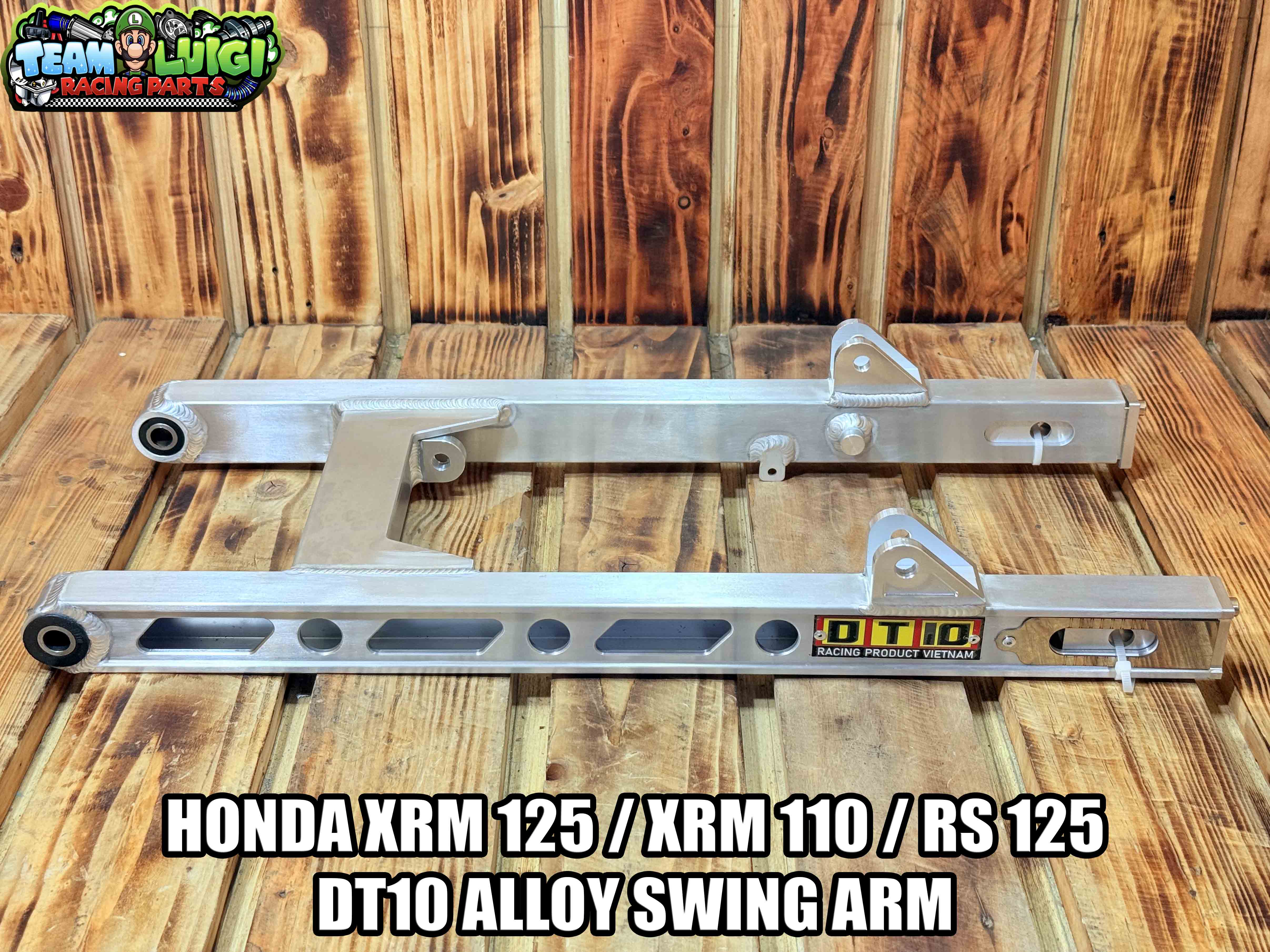 DT10 HONDA XRM 125, XRM 110, RS 125 DT10 ALLOY SWING ARM PLUS 2 (100% ...