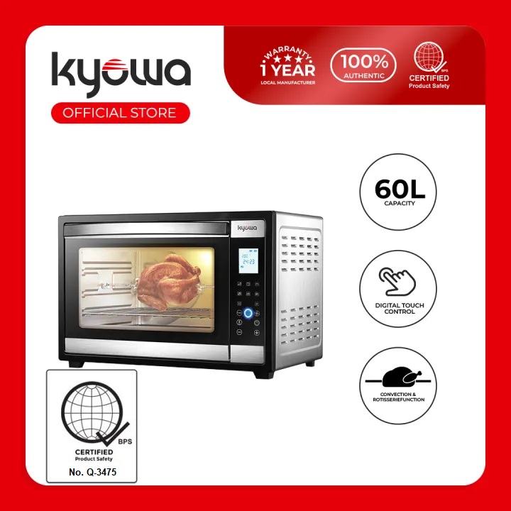 Kyowa Electric Oven KW-3364 | 60.0 Liter Digital/Convection Electric ...