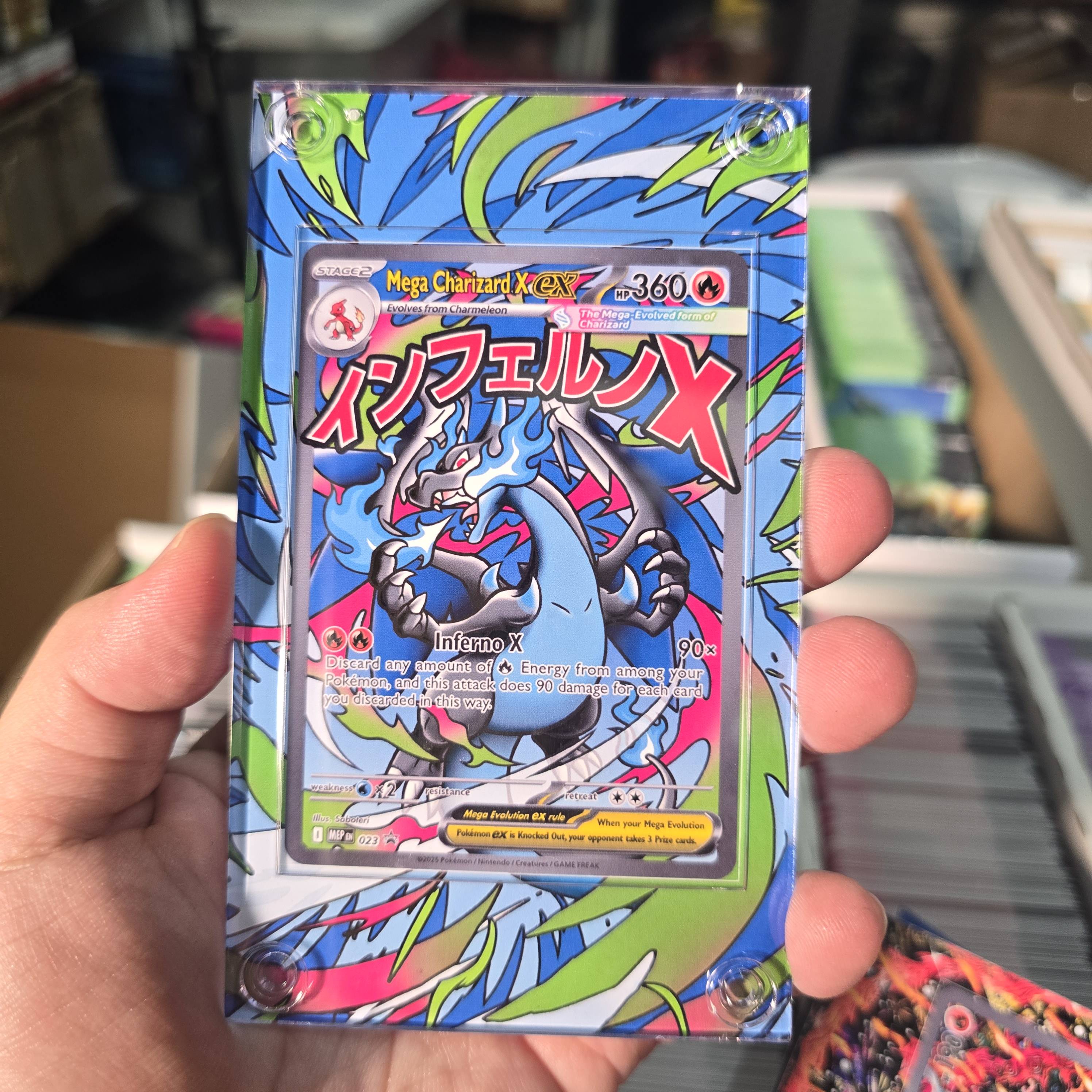 Custom Extended Art Slab Display Case | Phantasmal Flames Cards ...